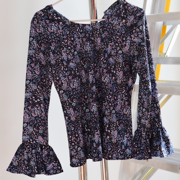 J. Crew Floral Print Blouse - Picture 1 of 12